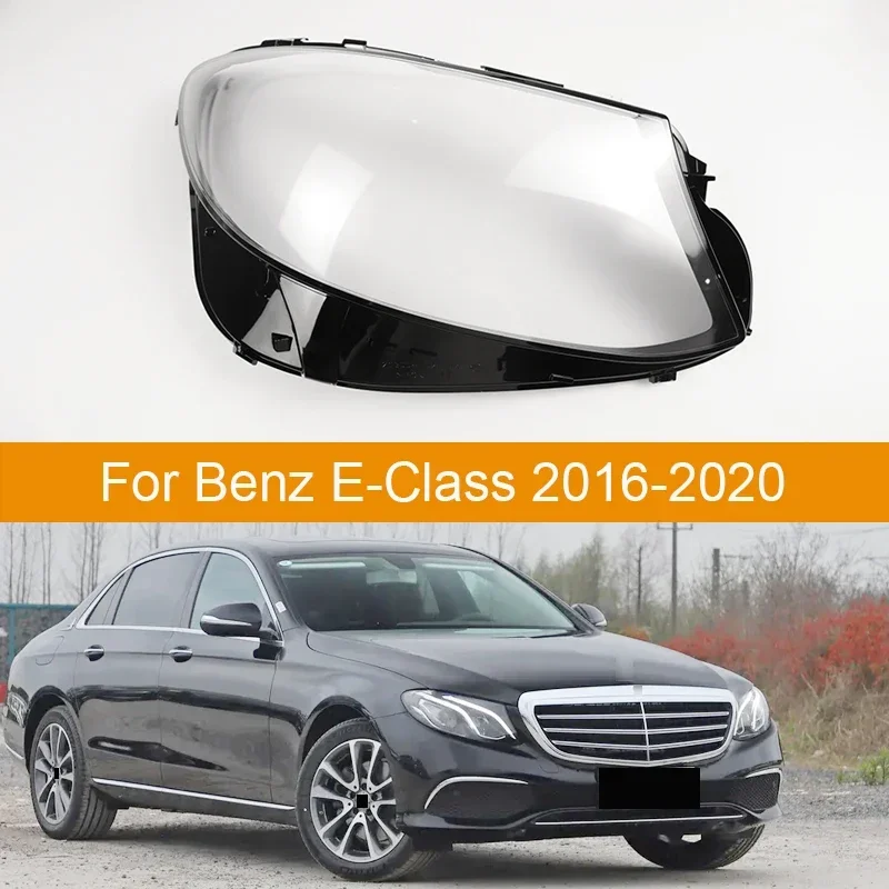 

For Mercedes Benz W213 E200L E300L E320L 2016-2020 Headlight Cover Lamps Headlamp Shell Lens Replace The Original Lampshade