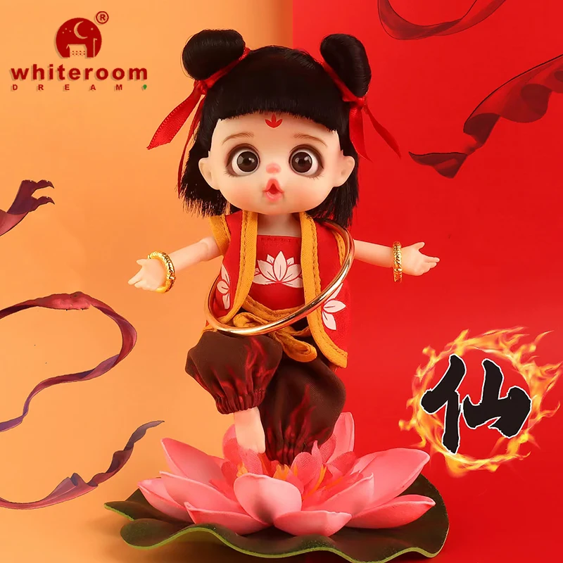 

Новая кукла NeZha в китайском стиле NEZHA, мини-кукла, китайский мифический фильм BJD, аутентичная ограниченная серия, подвеска для мальчиков и девочек, игрушка в подарок