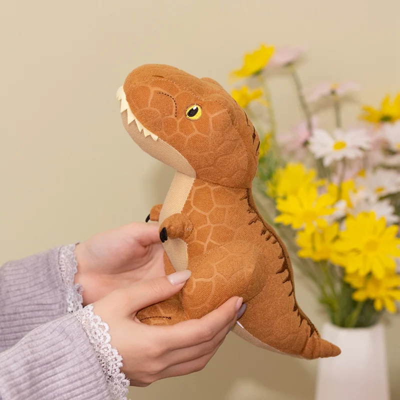 

13cm Cute Simulation Stuffed Dinosaur Plush Toy Tyrannosaurus Rex Pillow Soft Plushie for Boys And Girls Dinosaur Fan Gifts
