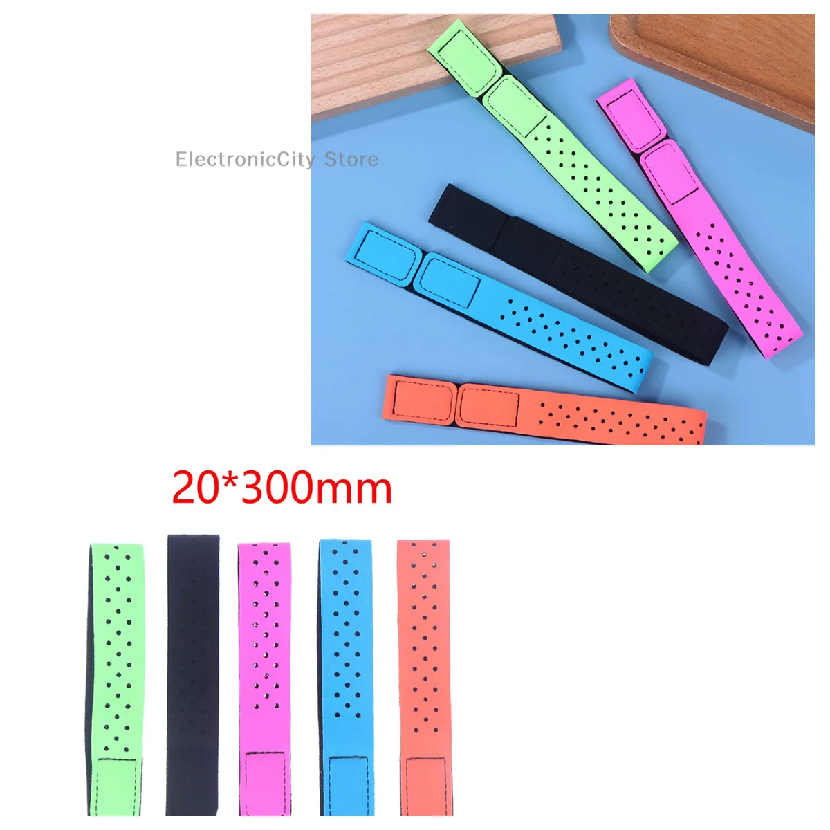 

1Pc Replacement Armband Strap Adjustable Running Heart Rate Monitor Armband Band For Sport Universal Elastic Sport Wrist Strap