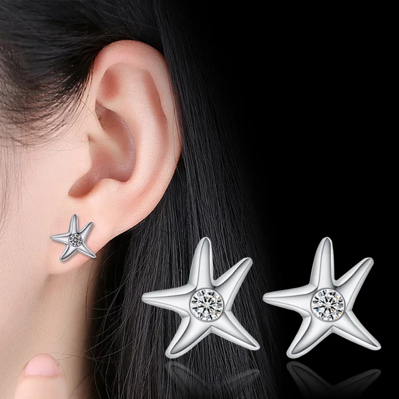 Trendy Jewelry Cute Animal Stud Earrings for Women Kids Fashion Metal Dog Paw Earings Simple Plane Ear Piercing Girls Brincos