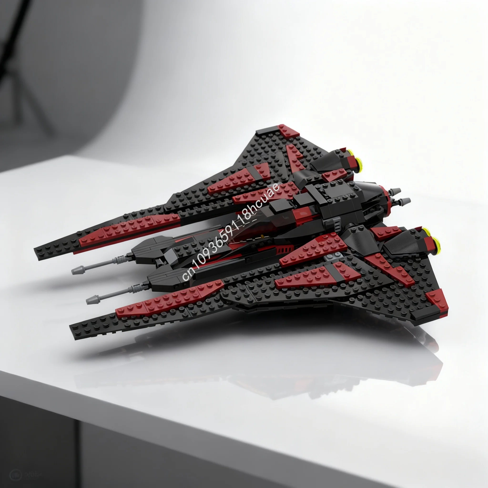 381pcs MOC Mandalorian Fighter Maul Star Battle Model Building Blocks Construction Toy Festival Gift Education Idea Brick