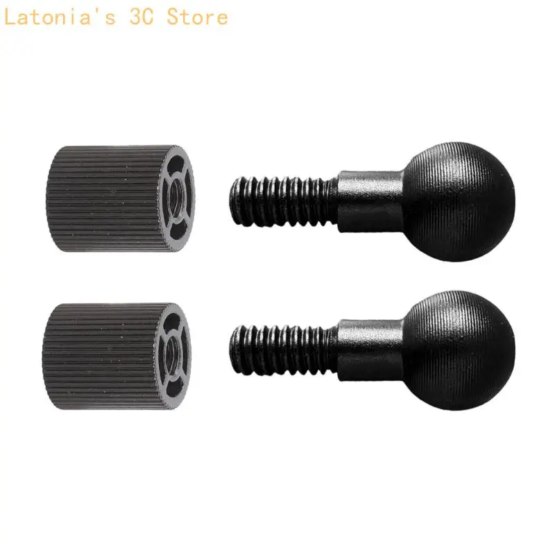 Aluminium 15mm Kugelkopf-Montageadapter 1/4 Gewindeschraube für Fotoausrüstung X3UB – Detail 10