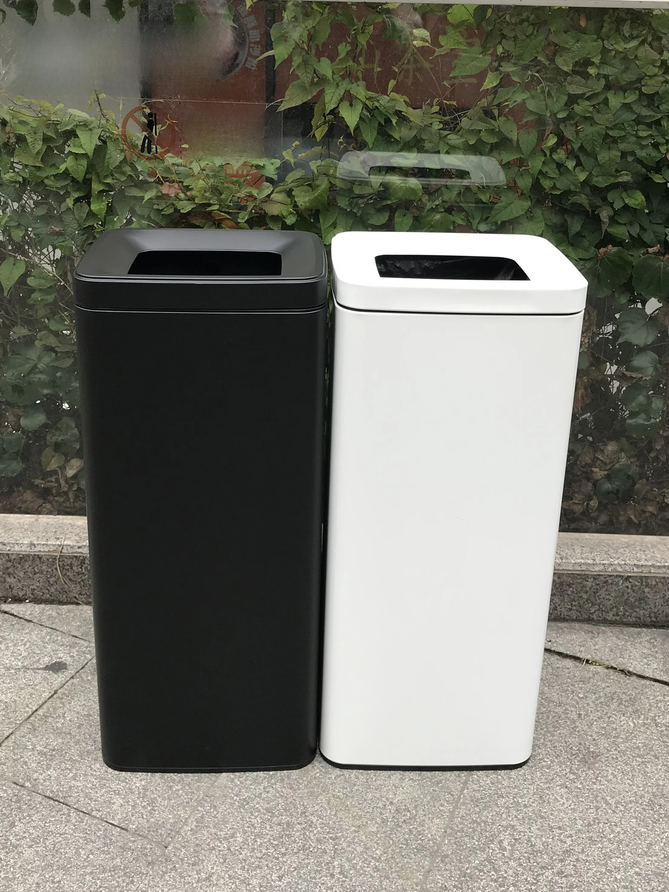 

Large Capaci Stainl Steel Commercial Office Hotel Kitchen Square Tra Can 30L Hand Towel Tra Can Direct Tow