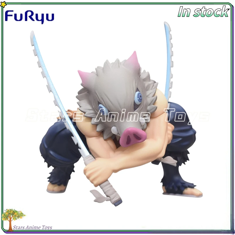 

Оригинальный стопор для лапши FuRyu Demon Slayer: Kimetsu No Yaiba Hashibira Inosuke, коллекция моделей, игрушка в подарок, аниме-фигурка