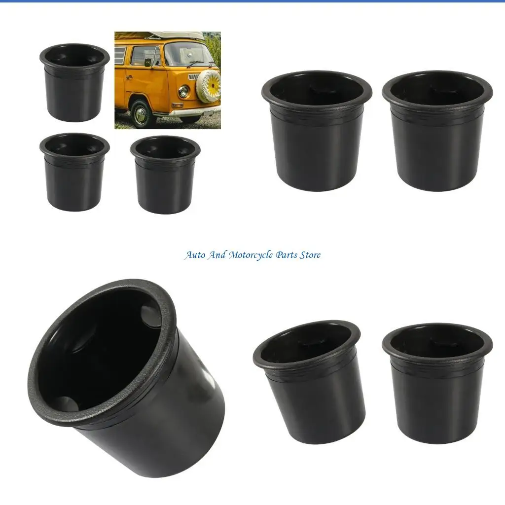 

P9FD Reliable ABS Plastic Drink Holder for Secure Container Placement in Moving Environments Drain Holes Ensure Hygiene and