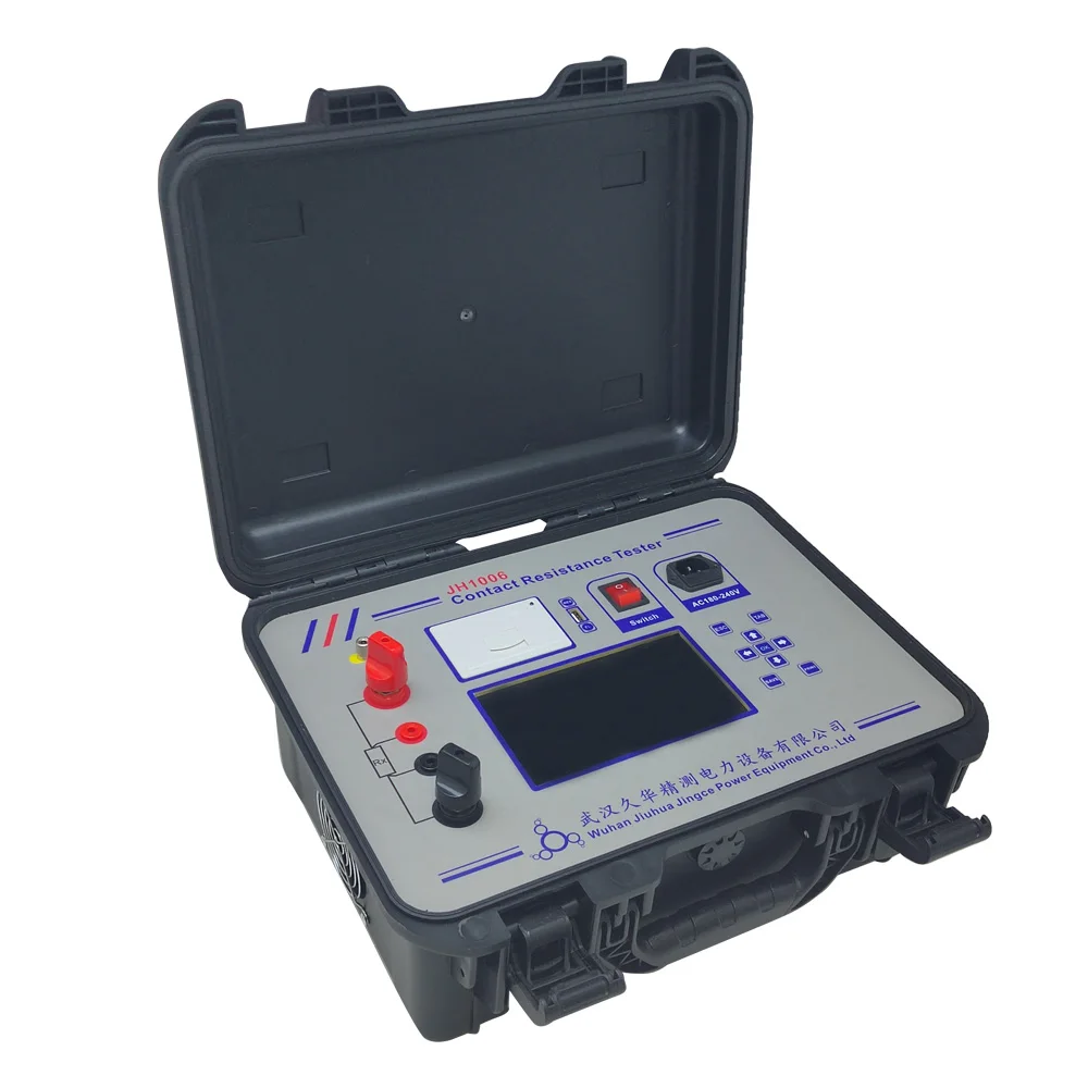 

X Digital Switching Control Usage Transformer Circuit Breaker Tester Micro Ohm Meter 50A-200A Loop Contact Resistance Meter