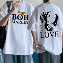 Bob Marley T-Shirts Unisex Harajuku O-Neck Short Sleeve Shirts Fans Gift