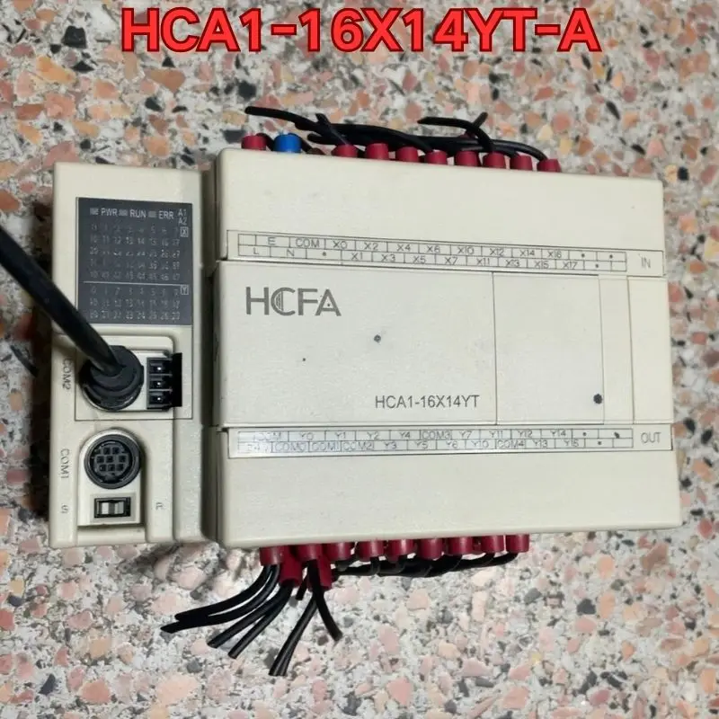 Second-hand HCA1-16X14YT-A PLC controller function test is normal