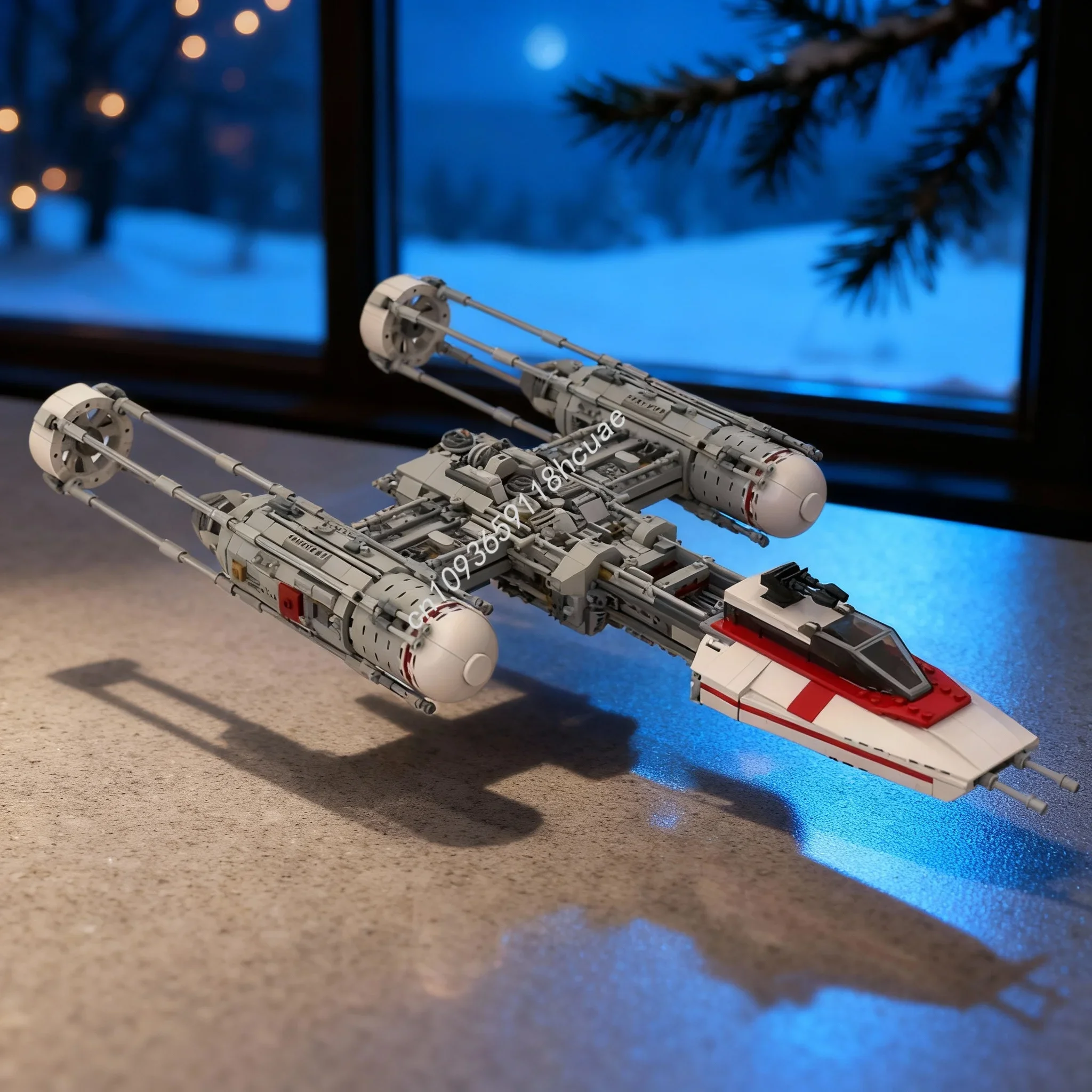 1802 Teile MOC UCS Resistance Y-Wing Starfighter Sternenschlacht-Modell Bausteine Konstruktionsspielzeug Festival-Geschenke Bildungs-Bausteine