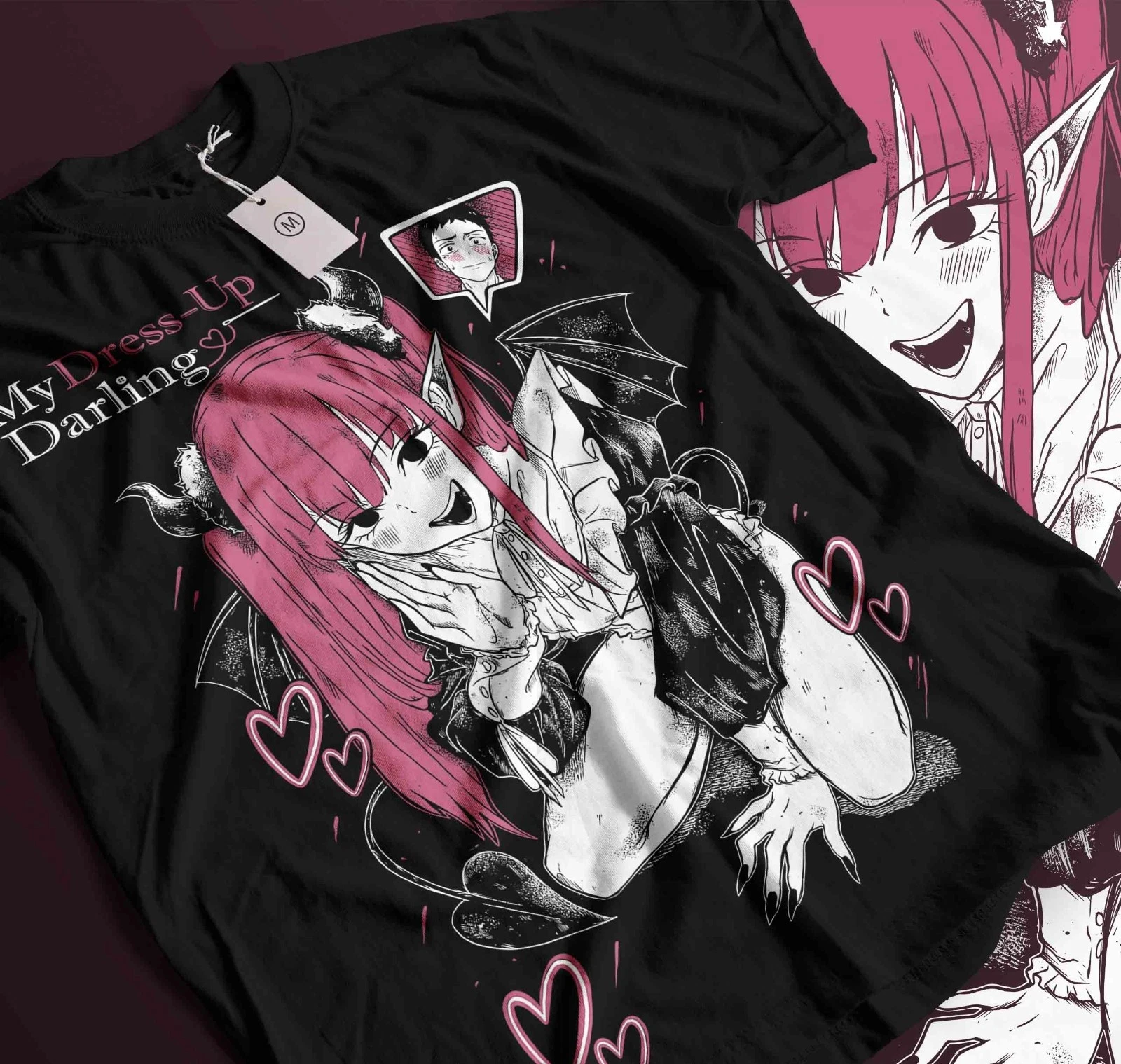 

Marin Kitagawa T-shirt My Dress Up Dear Girl Anime Shirt Men and Women Summer Cotton Comfortable Loose Fashion Short Sleeve Top