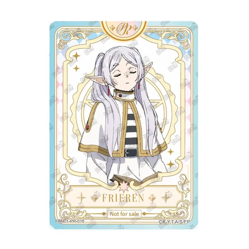 KAYOU Genuine Frieren: Beyond Journey's End Series 1 PR/JQ(001-042) Eternal Pack Single Sheet Full Set Anime Collection Card