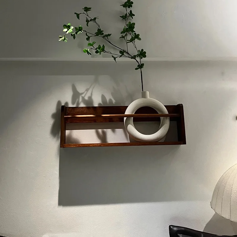 Solid Wood Bookshelf Floating or Floor-standing Bookcase Nursery Book Shelves Storage Rack Corner Narrow Cabinet LivingRoom