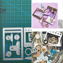 Cutting Dies Film Frame Clip Stencil Mold Crafts Die Cut Scrapbook Embossing Decorative Album Cover DIY Card