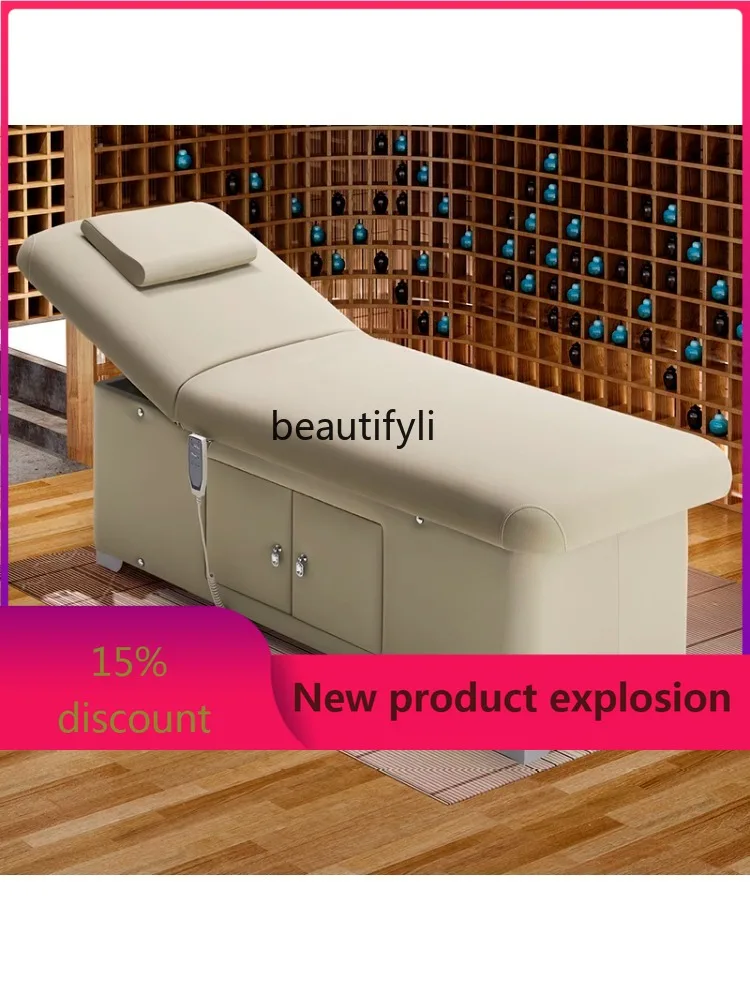 

Electric Beauty Bed Lifting Massage Couch Multifunctional Micro Plastic Injection Bed Traditional Chinese Medicine Physiotherapy