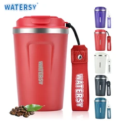 Tazze da caffè in acciaio inossidabile da 380ML tazza termica fredda e calda Thermos bottiglia per caffè tazze isolate portatili tazza da viaggio per auto