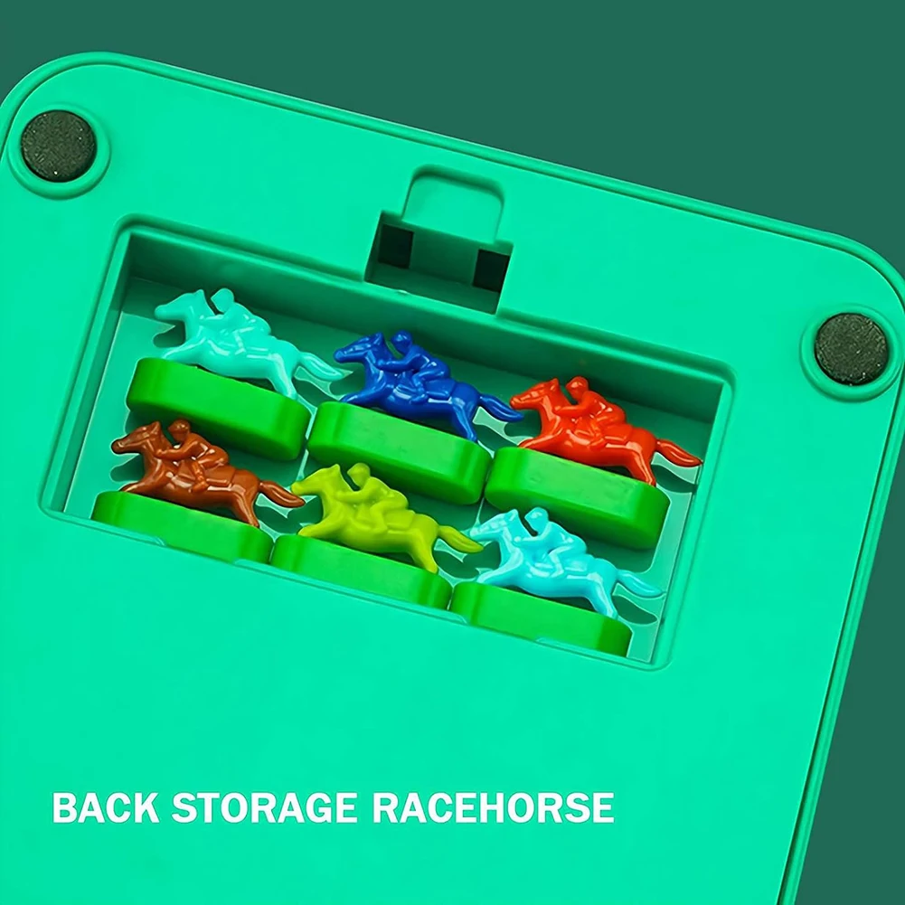 

Tabletop Horse Race Game with 6 Horse Classic Horse Racing Board Game Hand Eye Coordination for Adults Kids