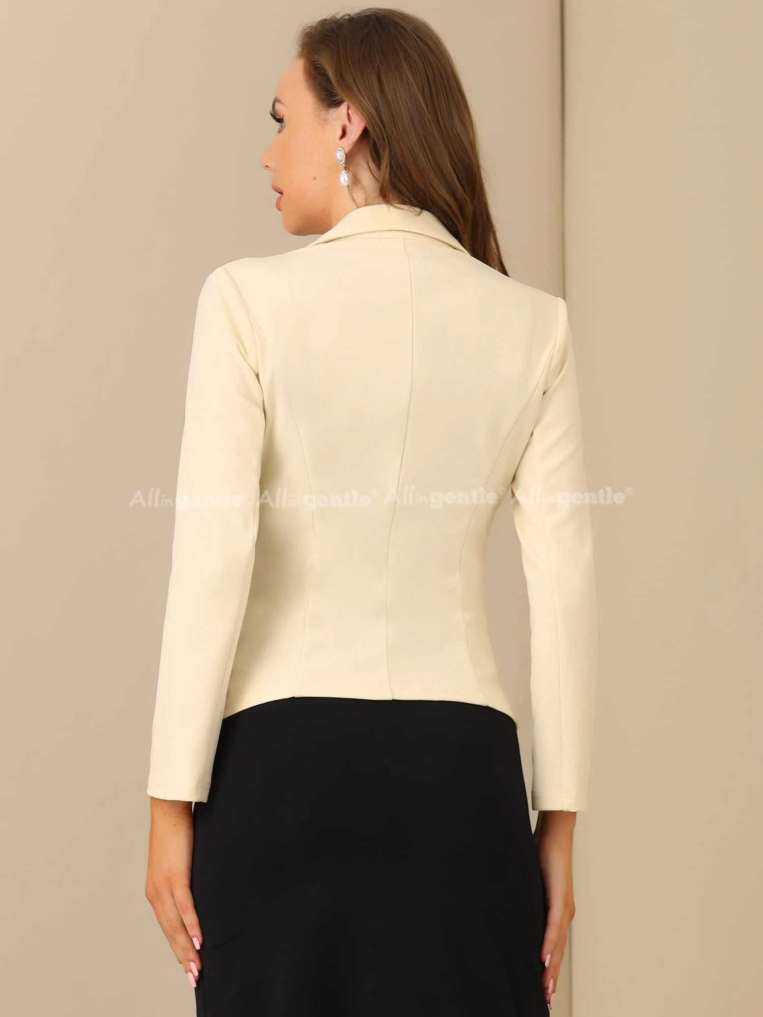 Womens Casual Blazer Fashion Jacket Long Sleeve Open Front Work Office Suit Blazer