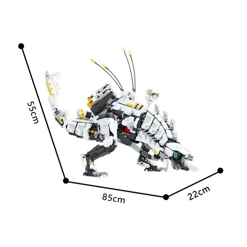 MOC Horizon Zero Dawn Tallneck اللبنات نموذج نسخة ضخمة الزرافة اللبنات لمجموعة الكبار