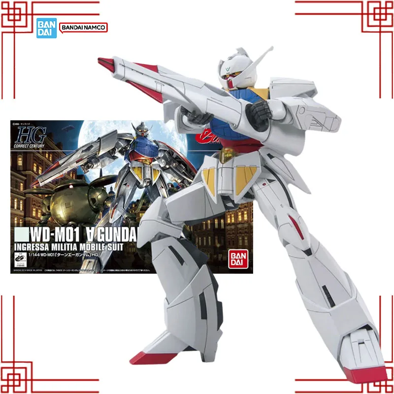 

Оригинальный комплект модели Bandai Gundam HGUC WD-M01 Turn A Gundam, коллекция аниме-фигурок, сборная модель для игрушек, рождественские подарки