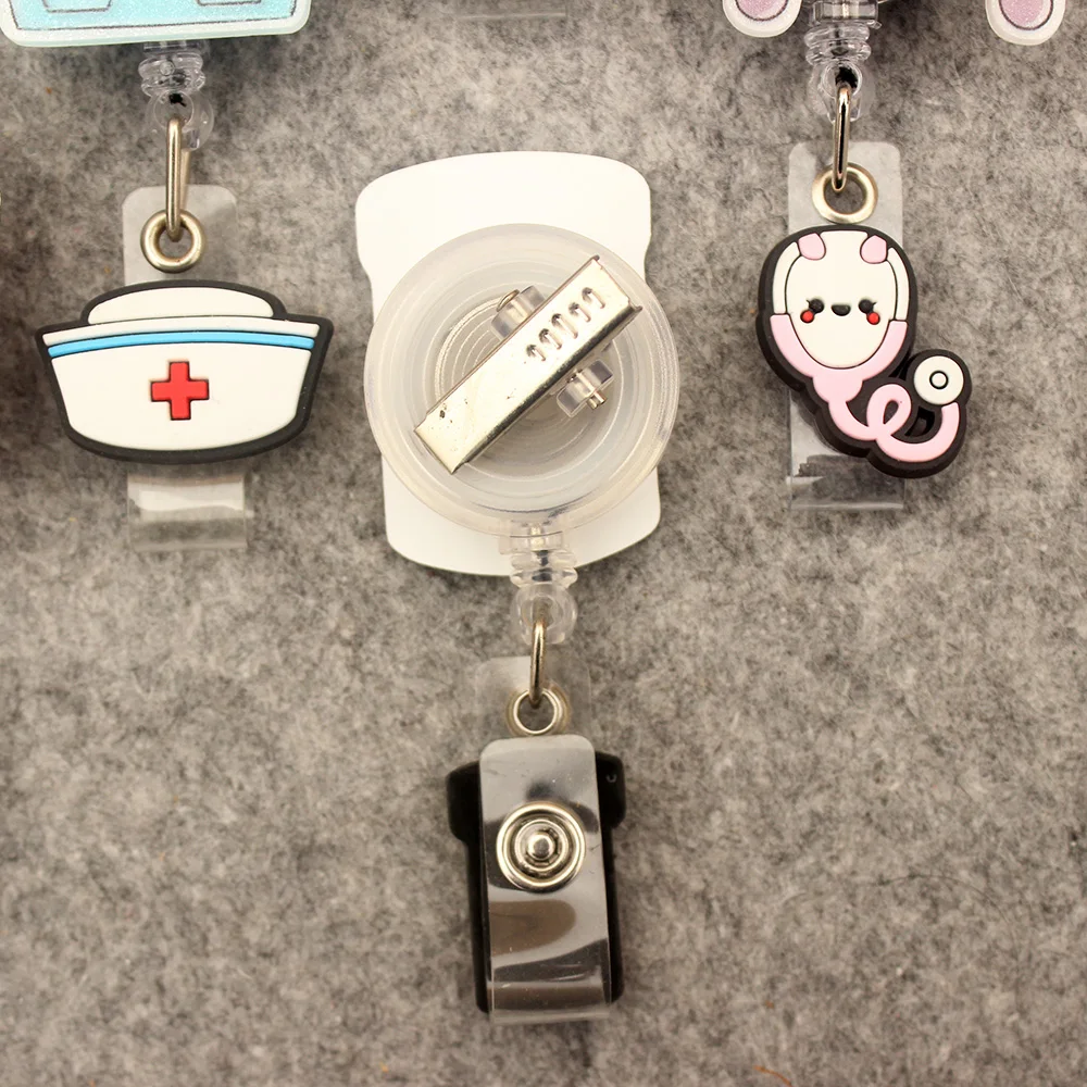 Creative Medical Devices Machine Style Badge Reel Nurse Workers Enfermera ID Holder Retractable Card Holder Accessory