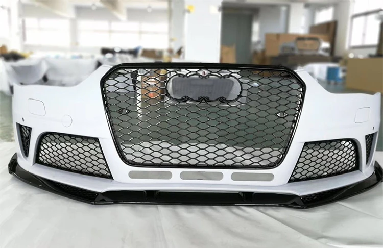 Factory Price A4 Upgrade to RS4 B8.5 Body Kit Front Bumper with Grille for Audi RS4 Car Bodykit 2013 2014 2015 2016