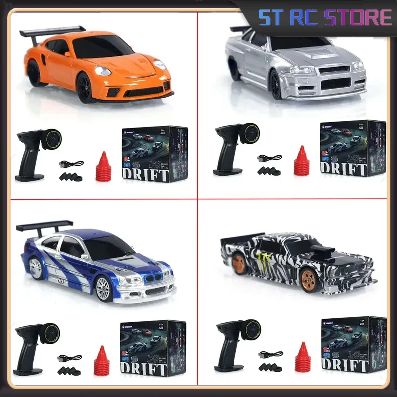 

2.4g Rc Drift Car 1/43 4wd Remote Control Car High Speed Four Wheel Drive Radio Controlled Mini Racing Car Children Toys ​Gif