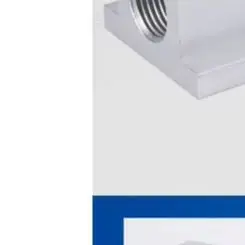 Silver Aluminum Alloy T Type Air Flow Distributor With G1/4 G1/2 Thread Ports For Pneumatic System CNC Machine Industrial Manifo