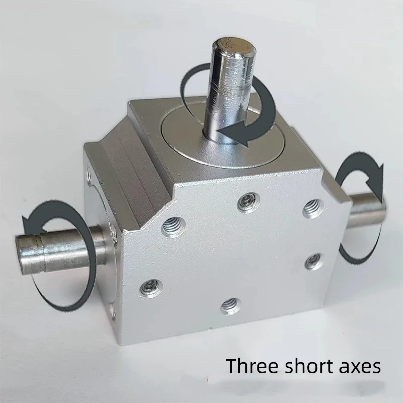 Right-Angle Bevel Gear Reducer, Precision Directional Controller 1:1, 8 mm Shaft 2000 RPM