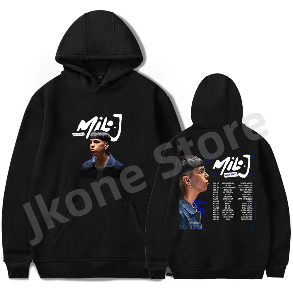 

Толстовки Milo J Album Tour Merch, зимние женские и мужские модные повседневные толстовки с длинными рукавами