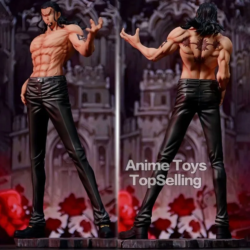 

25cm/9.8in Anime Figure One Piece Figure Rob Lucci Figure Luffy PVC Statue Collectible Model Toys Gifts
