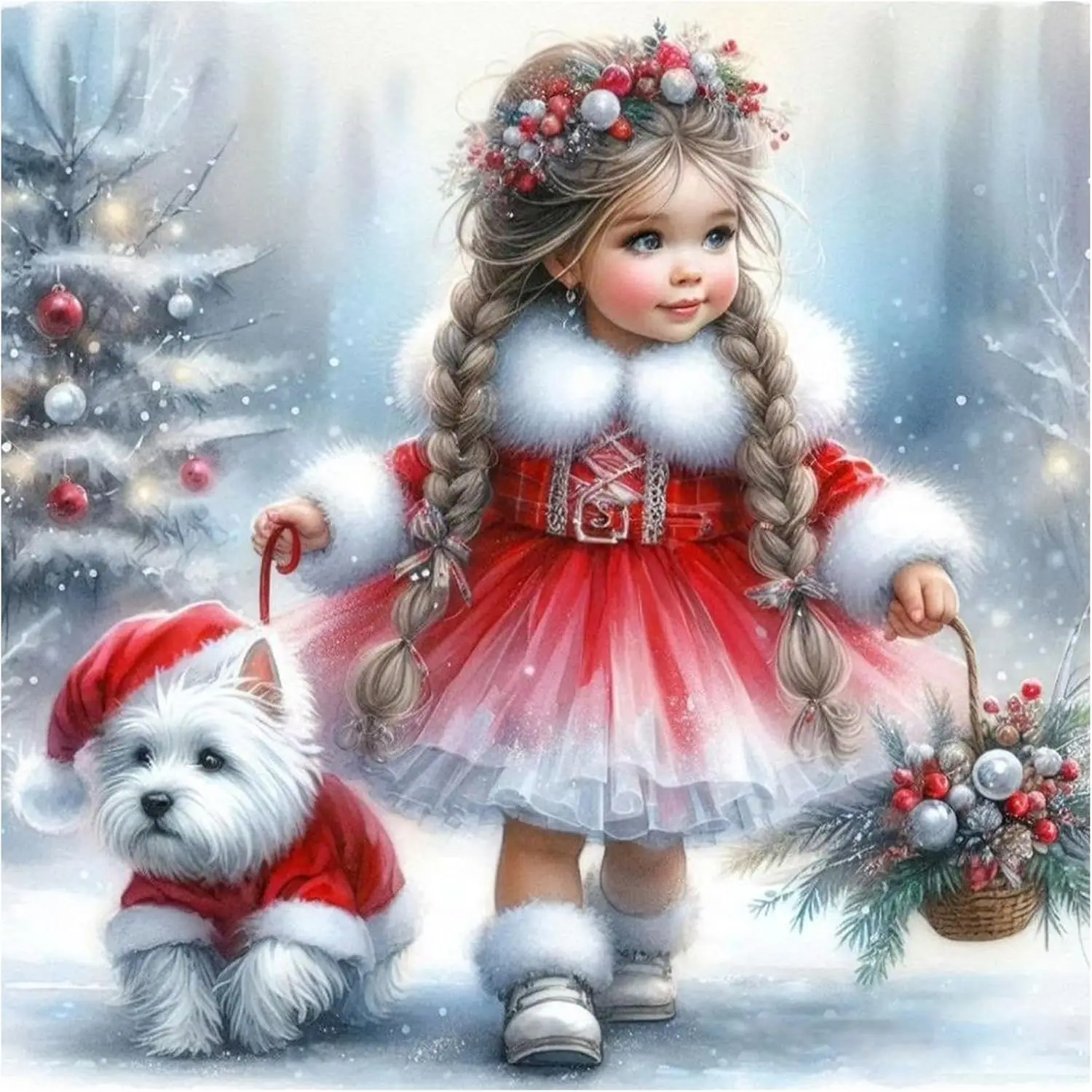 

Наборы для алмазной вышивки Aicomeon Dog Diamond Art для взрослых - 5D набор для алмазной живописи с круглыми стразами для начинающих, DIY алмазное искусство для украшения стен дома