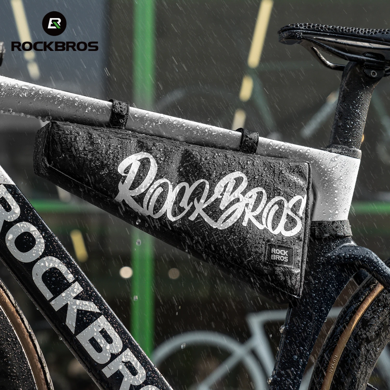 

ROCKBROS Bicycle Triangle Bag Bike 1.9L Large Capacity Frame Front Tube Bag Waterproof MTB Road Cycling Bag