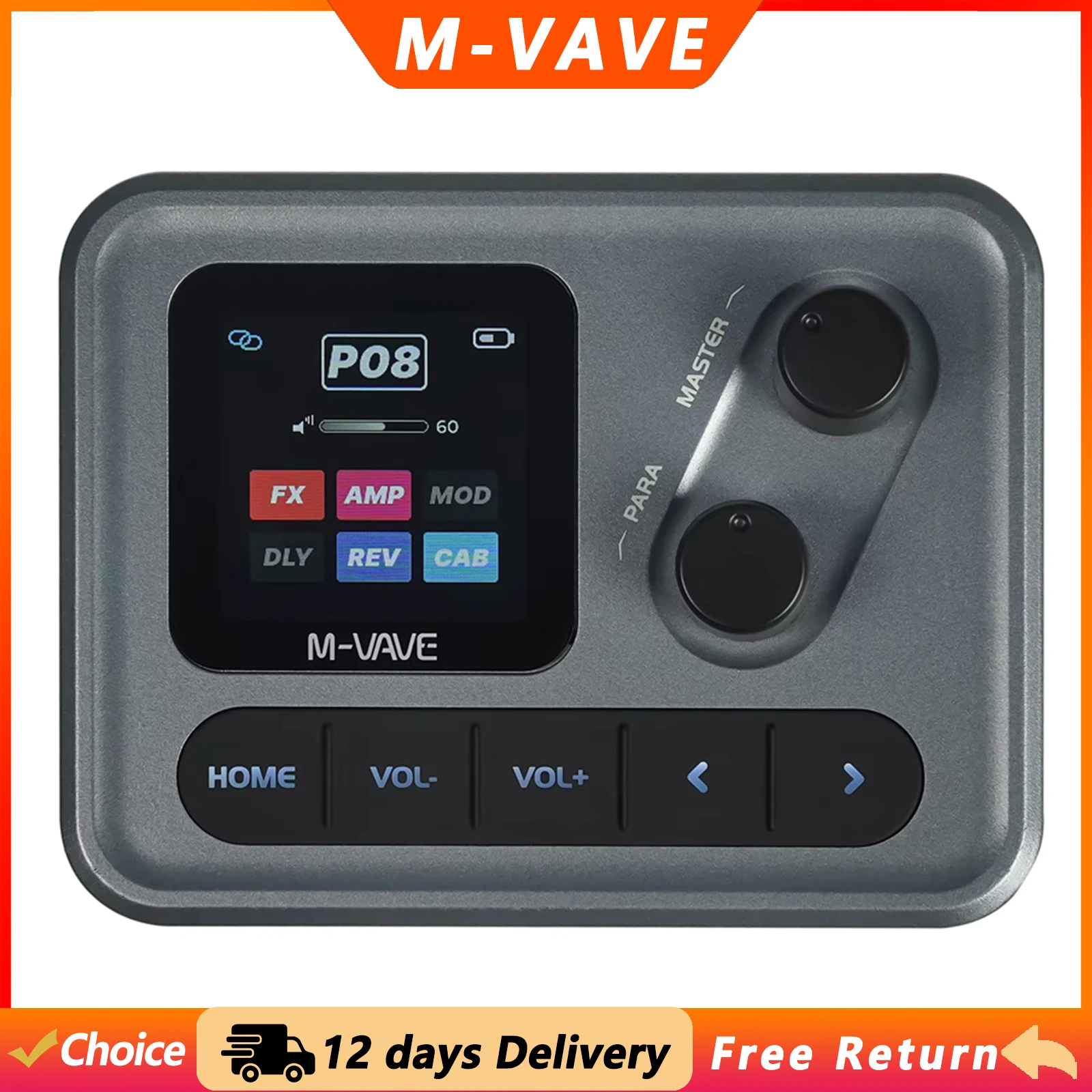 pedale-d'amplification-multi-effets-pour-guitare-m-vave-pocket-amp-80-prereglages-de-tonalite-20-simulations-d'ampli-rechargeable