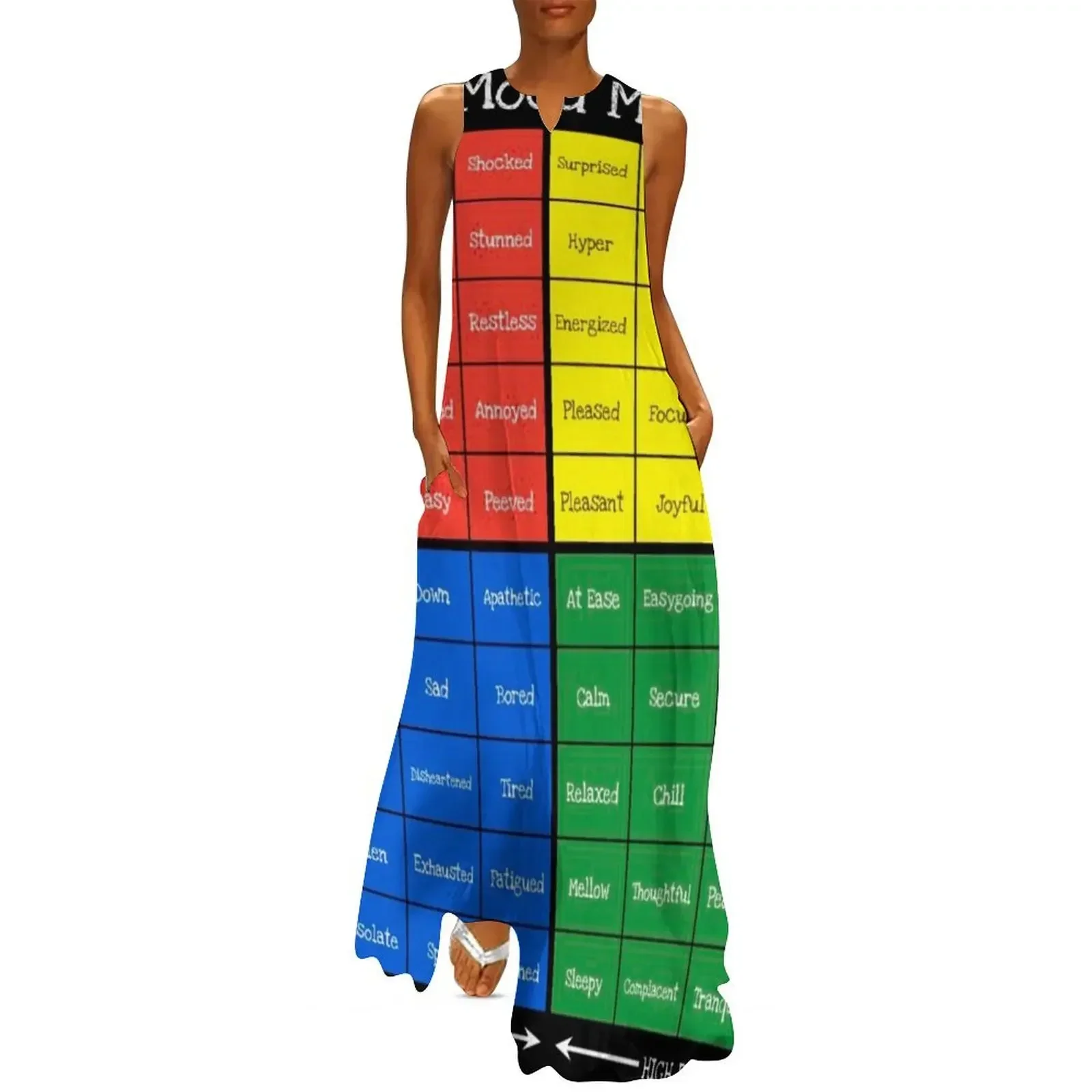

Black Mood Meter Long Dress summer dress women 2025 dresses for women 2025 luxury designer party elegant women's sets Dress