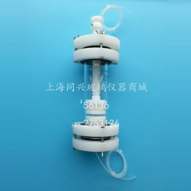 Medium pressure chromatography column, ion exchange column, with adapter, can be connected to purifier/peristaltic pump