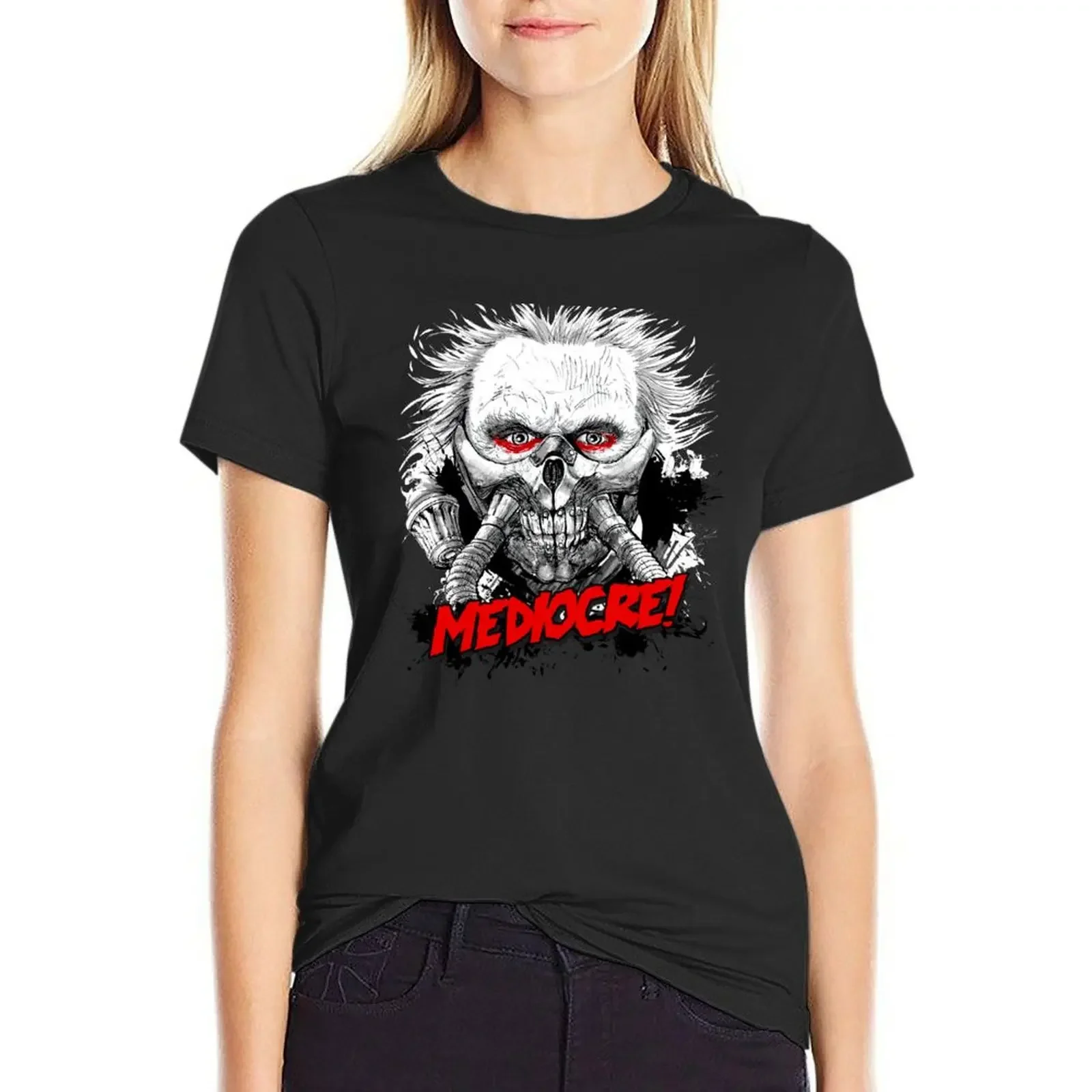 

Mediocre! T-Shirt plus size tops summer tops Female clothing t-shirt dress for Women long