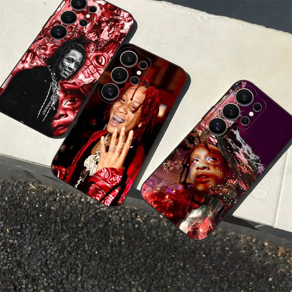 Rapper T-Trippie R-Redd Phone Case For Samsung S 24 fe 25 Ultra plus 20 lite 21 30 22 23 24 22 Ultra 5G Fundas