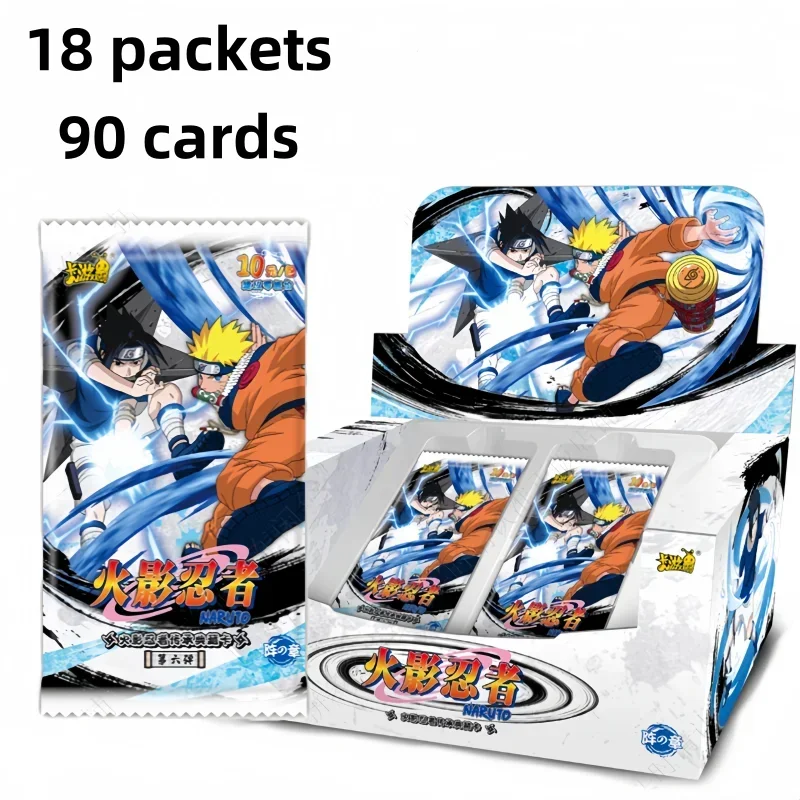 KAYOU Genuine Naruto Chapter 6 Collectible Cards 18 Packs Naruto