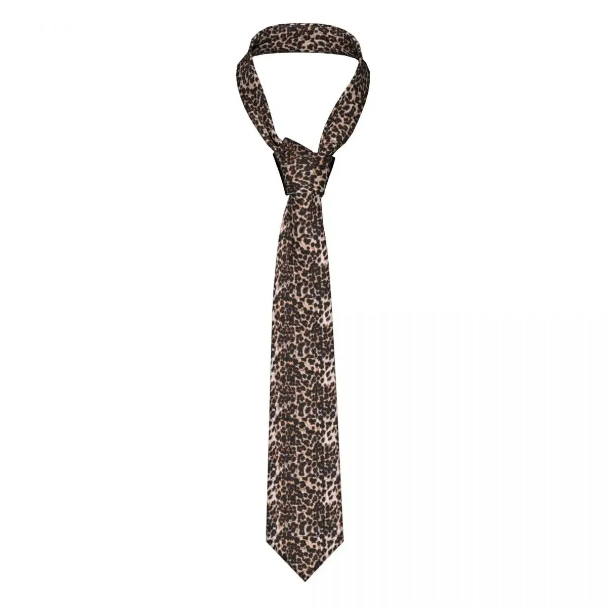 

Tie For Men Formal Skinny Neckties Classic Men's Leopard Wedding Gentleman Narrow