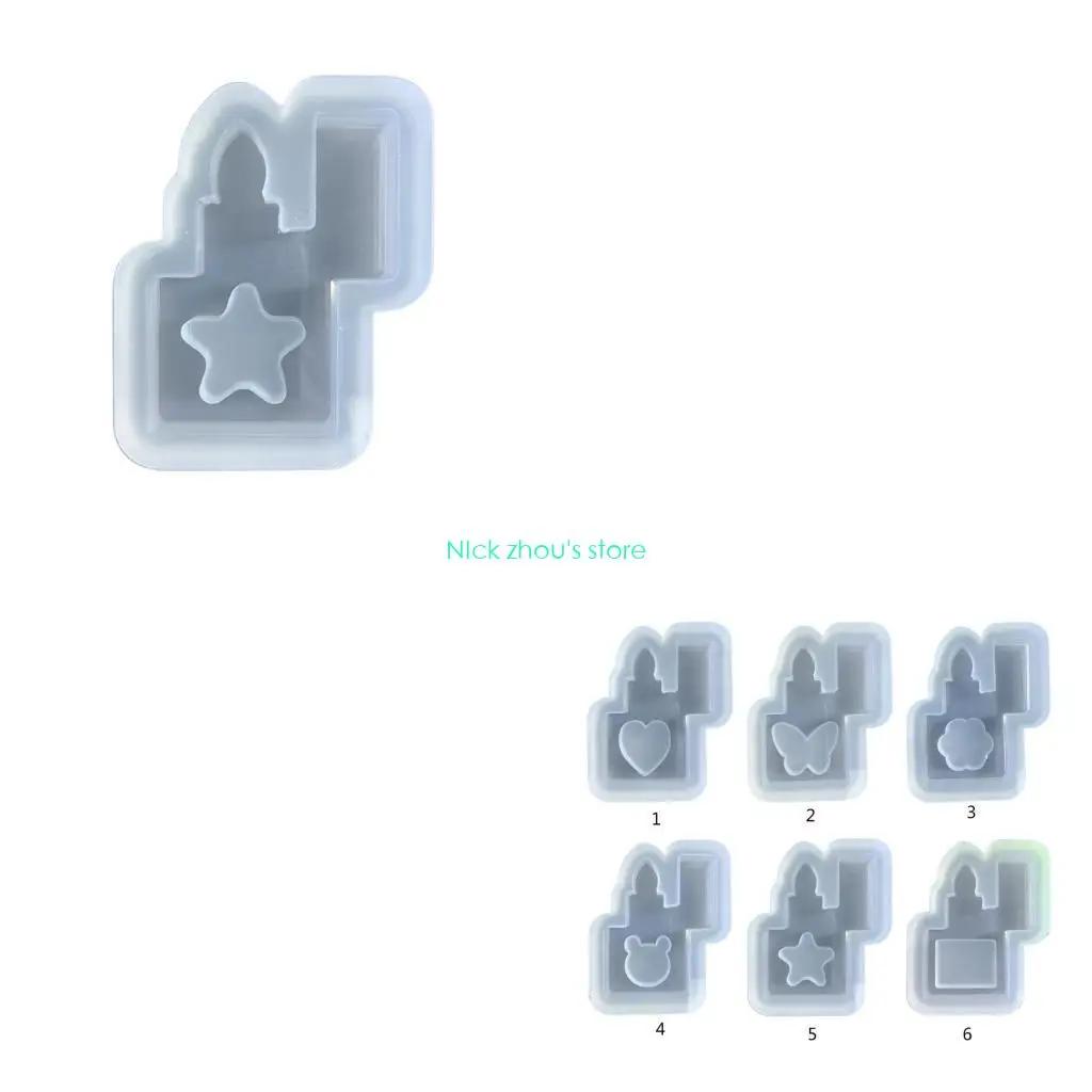 

E15E Resin Casting Mold,Resin Art Shaker Mold,Crystal Silicone Hollow Mold Epoxy Pendant Mold Resin Keychain Mold