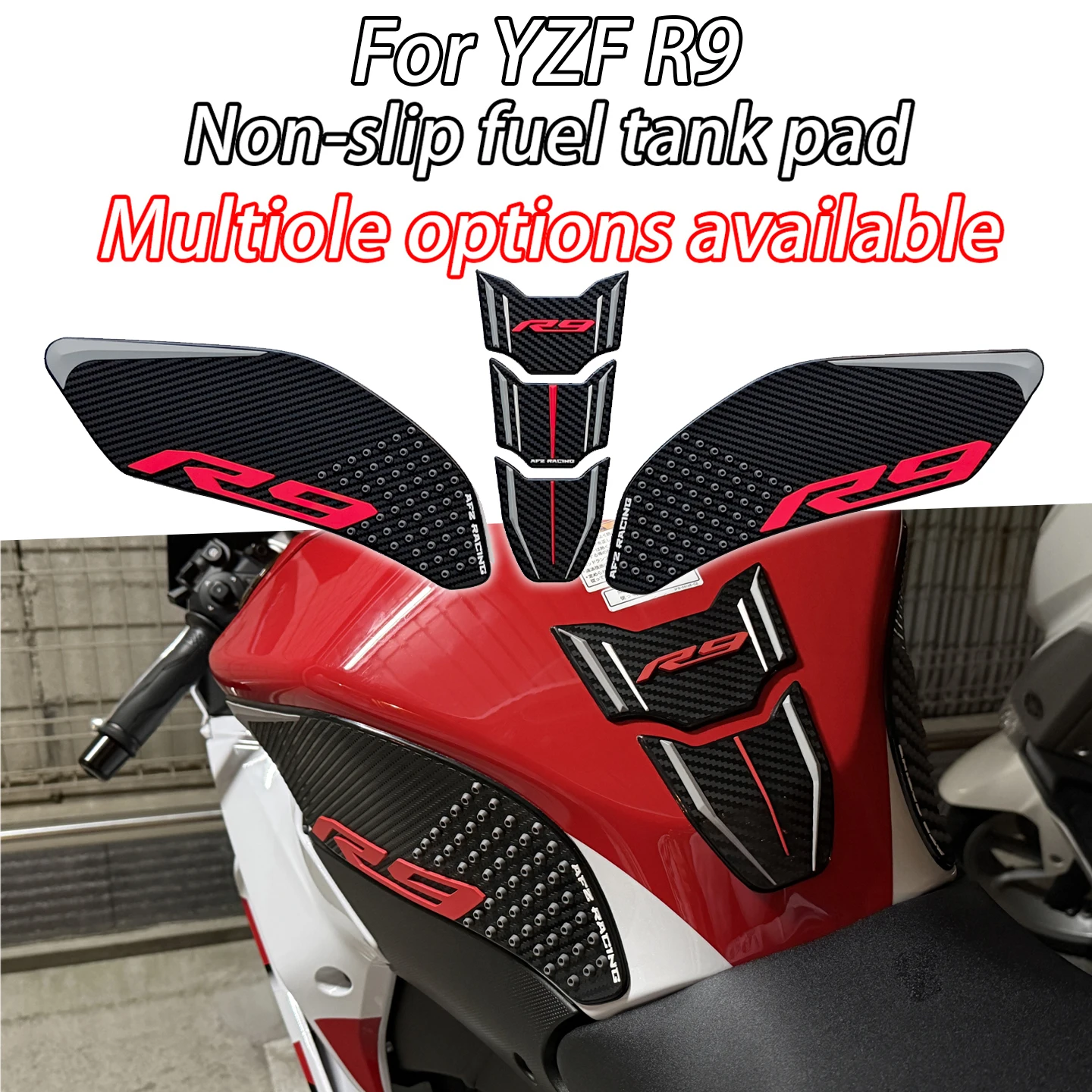 

For Yamaha R9 YZF r9 YZF-R9 YZF R9 yzfr9 2025-2026 New Motorcycle Stickers Anti‑Slip Sticker Tank pad Knee pad Tank Side Sticker