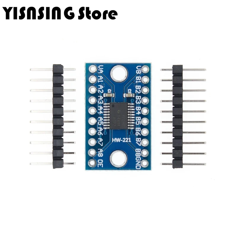 3.3V 5V TXS0108E 8 Channel Logic Level Converter Convert TTL Bi-directional Mutual Convert