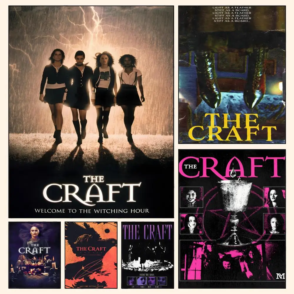 Hot Rare Movie THE CRAFT 1996 Poster Waterproof HD Modern Peel And Stick Wall Decor Living Room Dorm Garage
