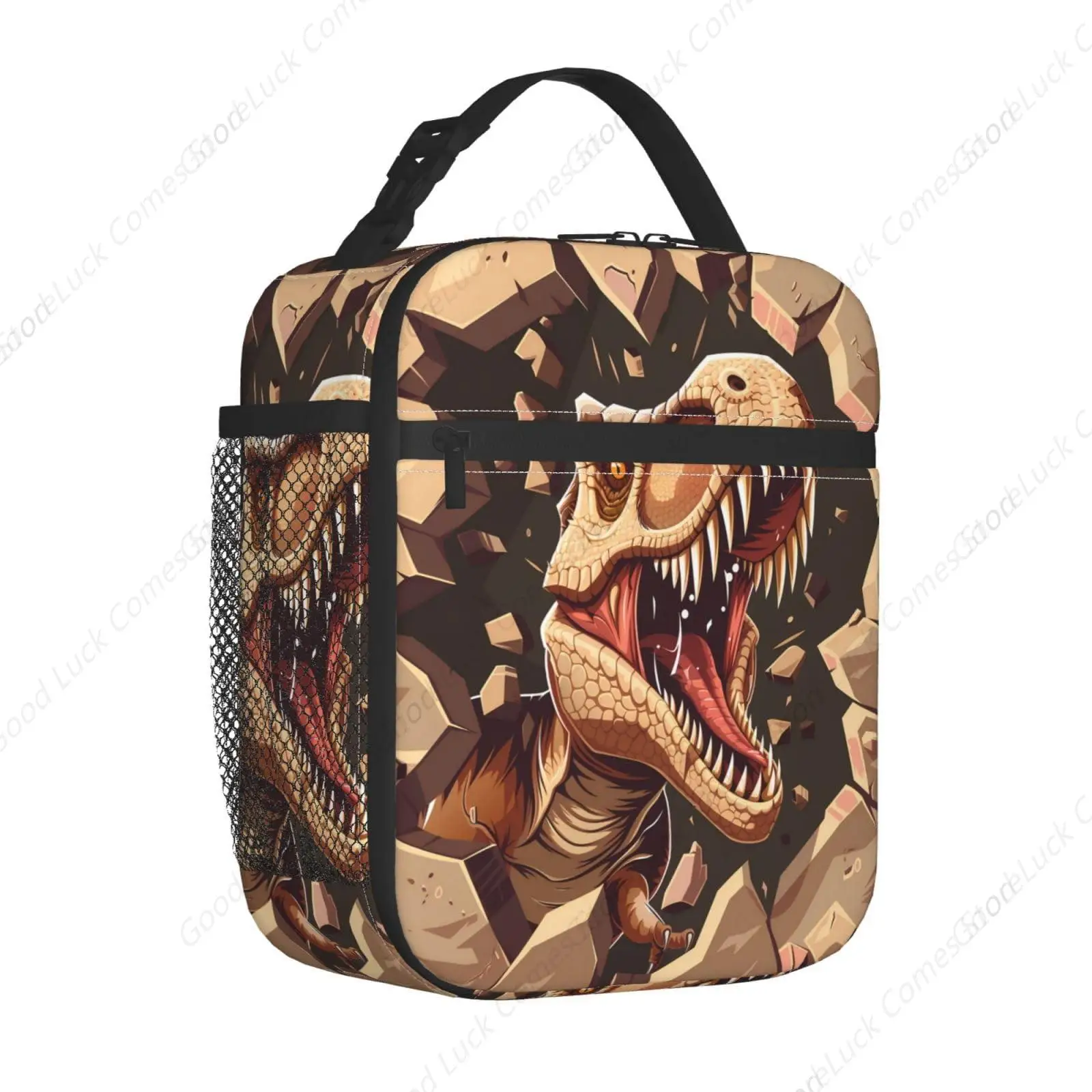 Insulated Lunch Box for Women Men, Dinosaur Lunch Box Reusable Portable Lunch Bag Cooler Tote Waterproof Lunch Container