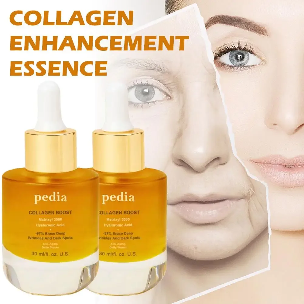 Advanced Collagen Boost Anti Aging Serum Reduces Wrinkles Dark Spots Face Serum Essence 30ML