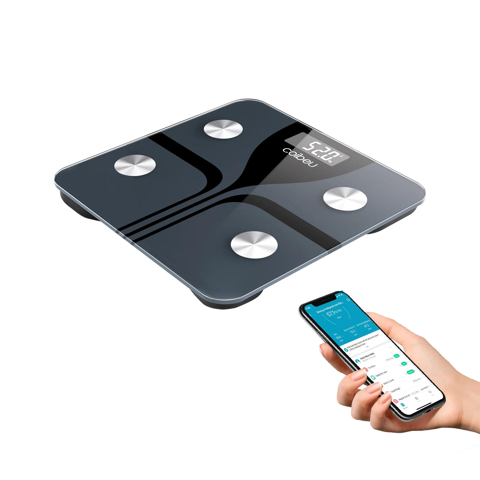 Báscula de composición corporal inteligente, dispositivo con Wifi, monitorización completa de la salud del hogar, Tuya, facilidad de uso