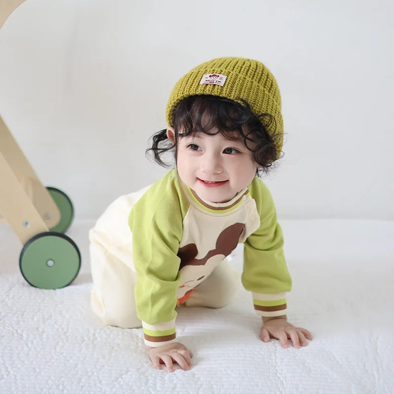 MINISO Mickey Mouse babyjongen meisje lente onesie babykleding pasgeboren kleding zacht katoen schattig lange mouw 0-1 jaar bodysuit