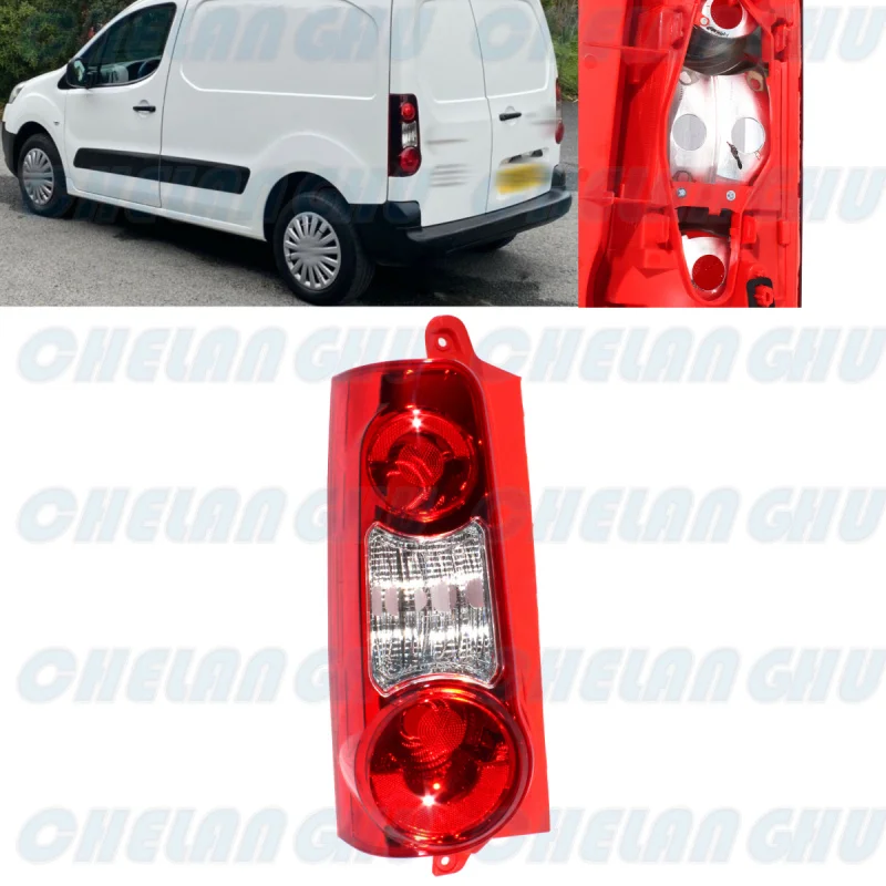 For Peugeot PARTNER 2012 2013 2014 2015 2016 2017 2018 2019 Left Side Tail Light Rear Lamp Without Bulbs car accessories