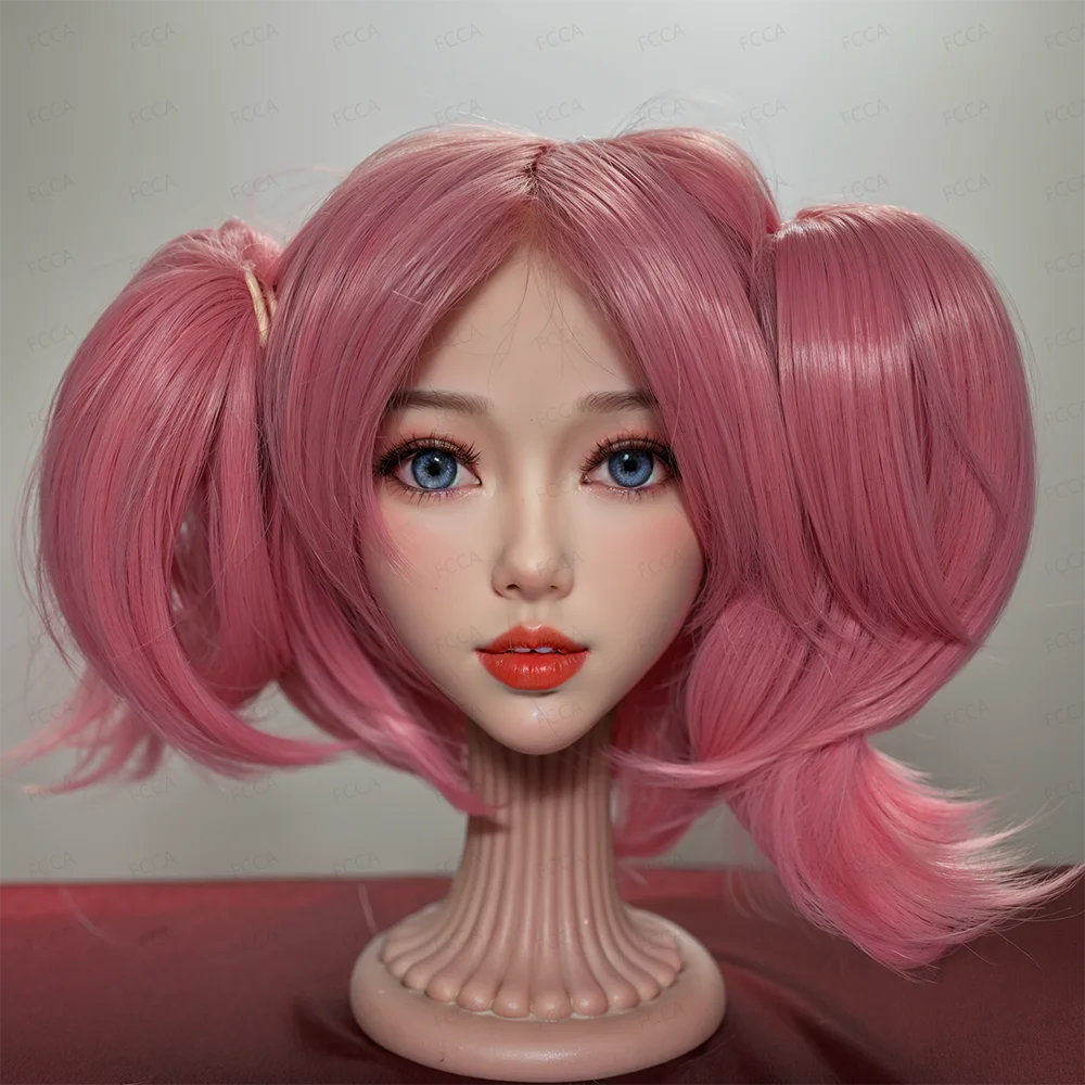 

Красивая модель головы, золотой парик, зеленые глаза, реалистичная, подходит для коллекции (бесплатный подарок парика)